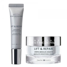 Esthederm Lift & Repair Kit - Creme Anti-Idade + Srum Anti-Idade para rea dos Olhos para Todos os Tipos de Pele Kit