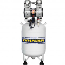 Motocompressor Odontolgico Isento de leo MC 10 BPO 2HP 10 Ps 60L 220V CHIAPERINI-MC10-BPO-RV