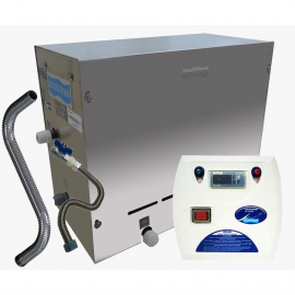 Gerador Vapor Steam Inox 12Kw Sodramar + Quadro Digital E Kit 