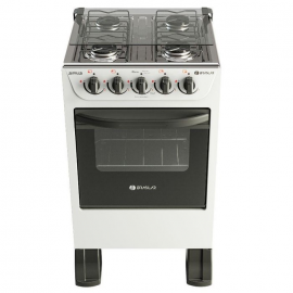 Fogo 4 Bocas de Piso Braslar New Sirius 2023 Branco