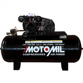 Compressor De Ar 10 Ps 2hp 200 Litros Cmv Mono Air Power 110 /220v 42276.0 motomil
