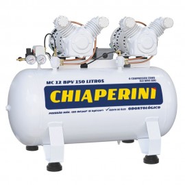 Motocompressor Odontolgico Isento de leo 12 Ps 150L Bivolt
